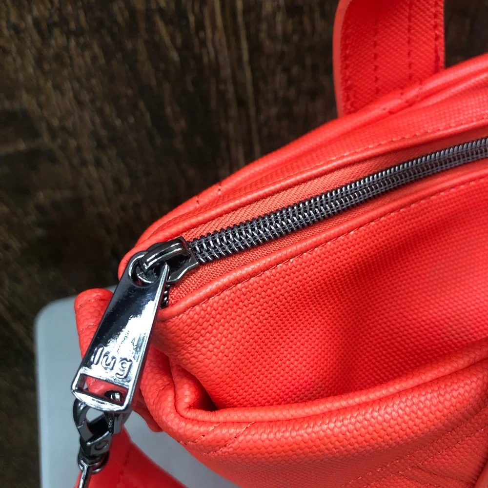 Lug Dory Neon Orange Luxe VL Crossbody Bag